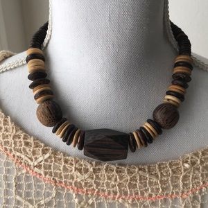Vintage Wooden Necklace